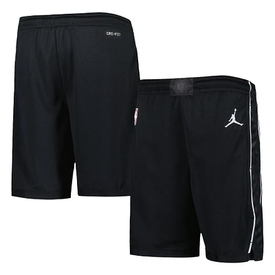 Youth Jordan Brand Black Brooklyn Nets Statement Edition Swingman Performance Shorts