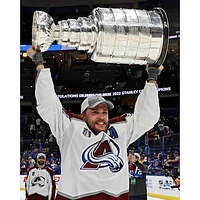 Mikko Rantanen Colorado Avalanche Unsigned 2022 Stanley Cup Champions Raising Cup Photograph