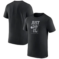 Men's Nike Black Liverpool Just Do It T-Shirt