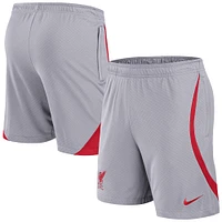 Men's Nike Gray Liverpool 2022/23 Strike Performance Shorts