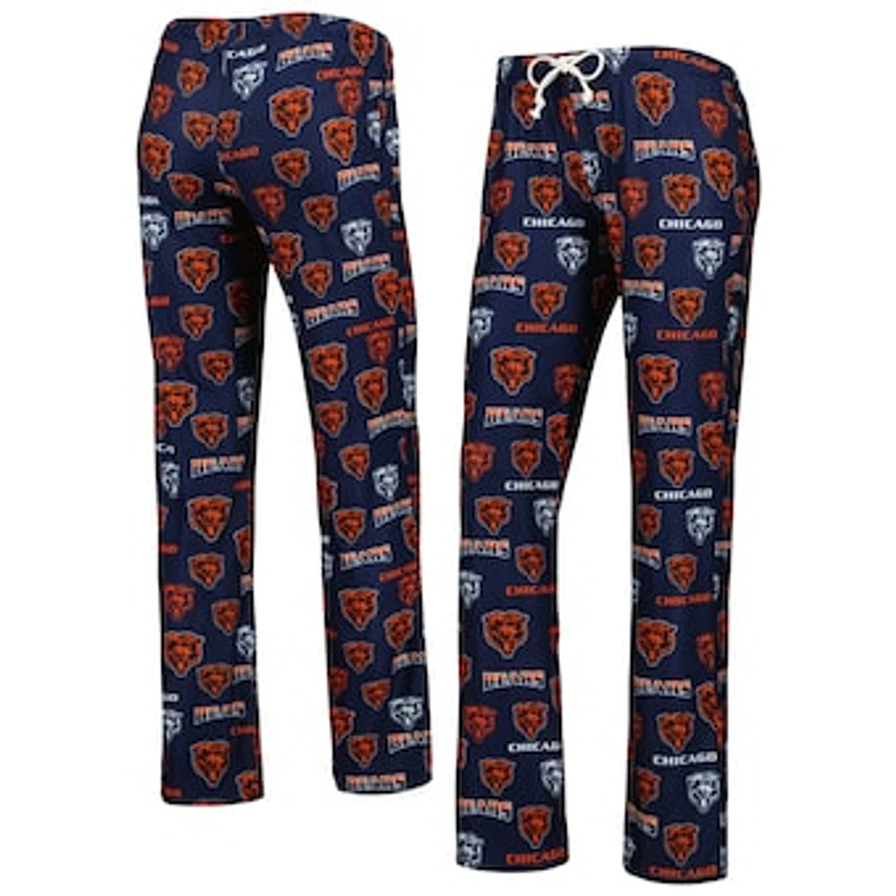 Women's Concepts Sport Navy Chicago Bears Breakthrough Knit Pants