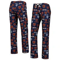 Women's Concepts Sport Navy Chicago Bears Breakthrough Knit Pants