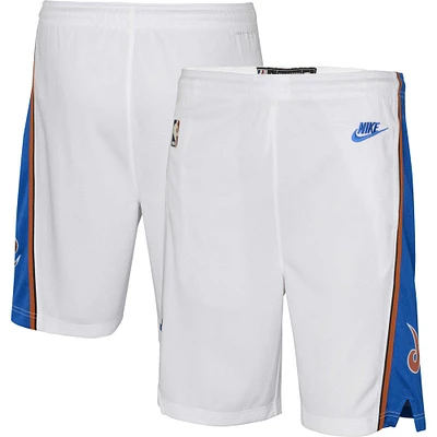 Youth Nike White Washington Wizards Hardwood Classics Swingman Shorts