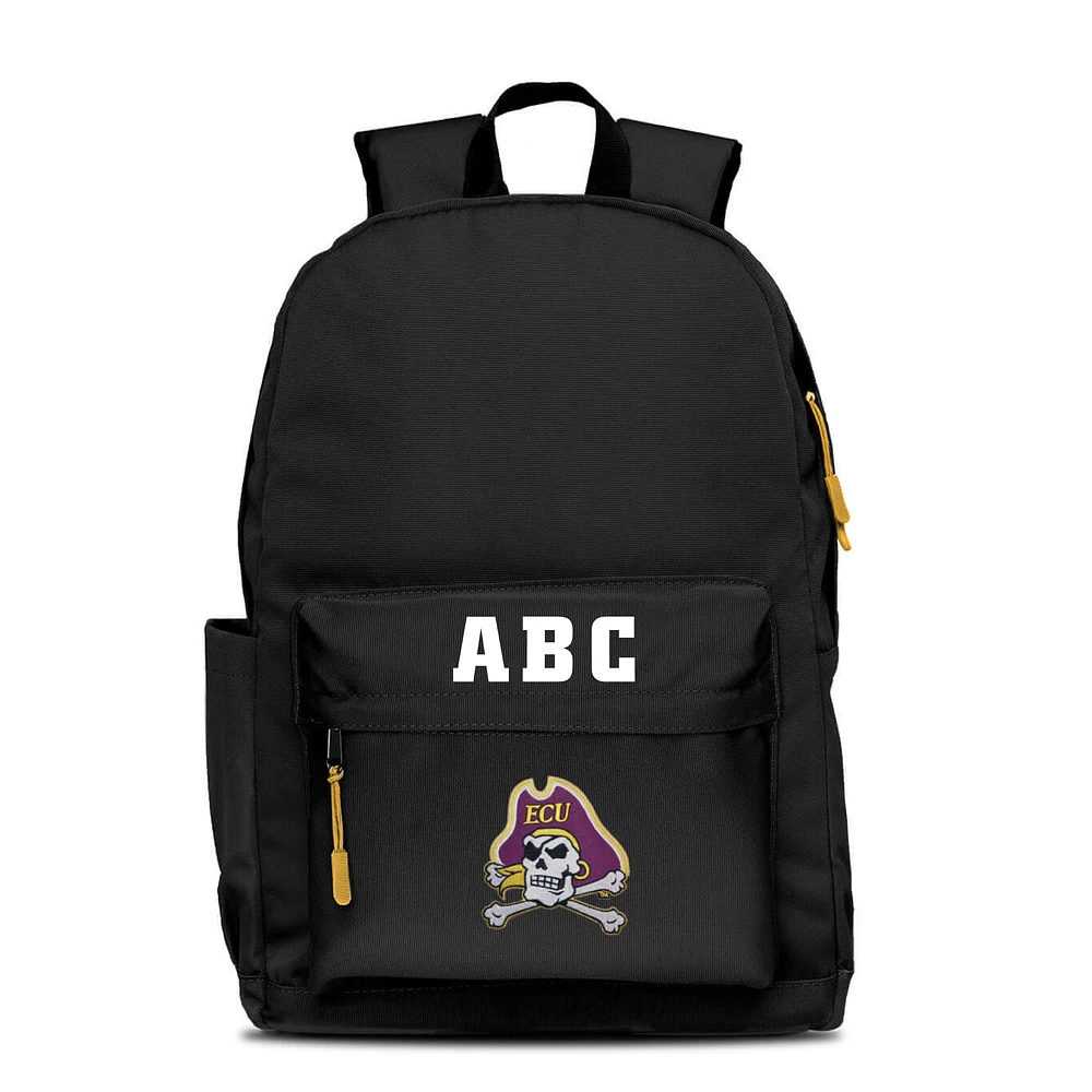 MOJO Black ECU Pirates Personalized Campus Laptop Backpack