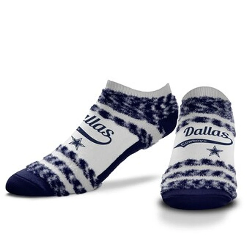 Women's For Bare Feet Dallas Cowboys Tail Swoop Fuzzy Ankle Socks