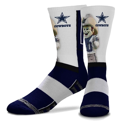 Youth For Bare Feet Dallas Cowboys Mascot Snoop Crew Socks