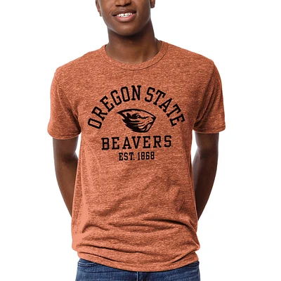 Men's League Collegiate Wear Heathered Orange Oregon State Beavers Victory Falls T-Shirt