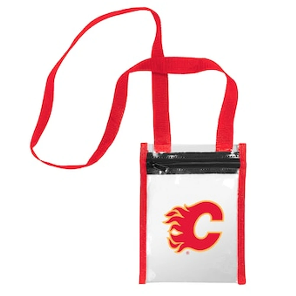 FOCO Calgary Flames To Go Clear - Crossbody Tote Bag