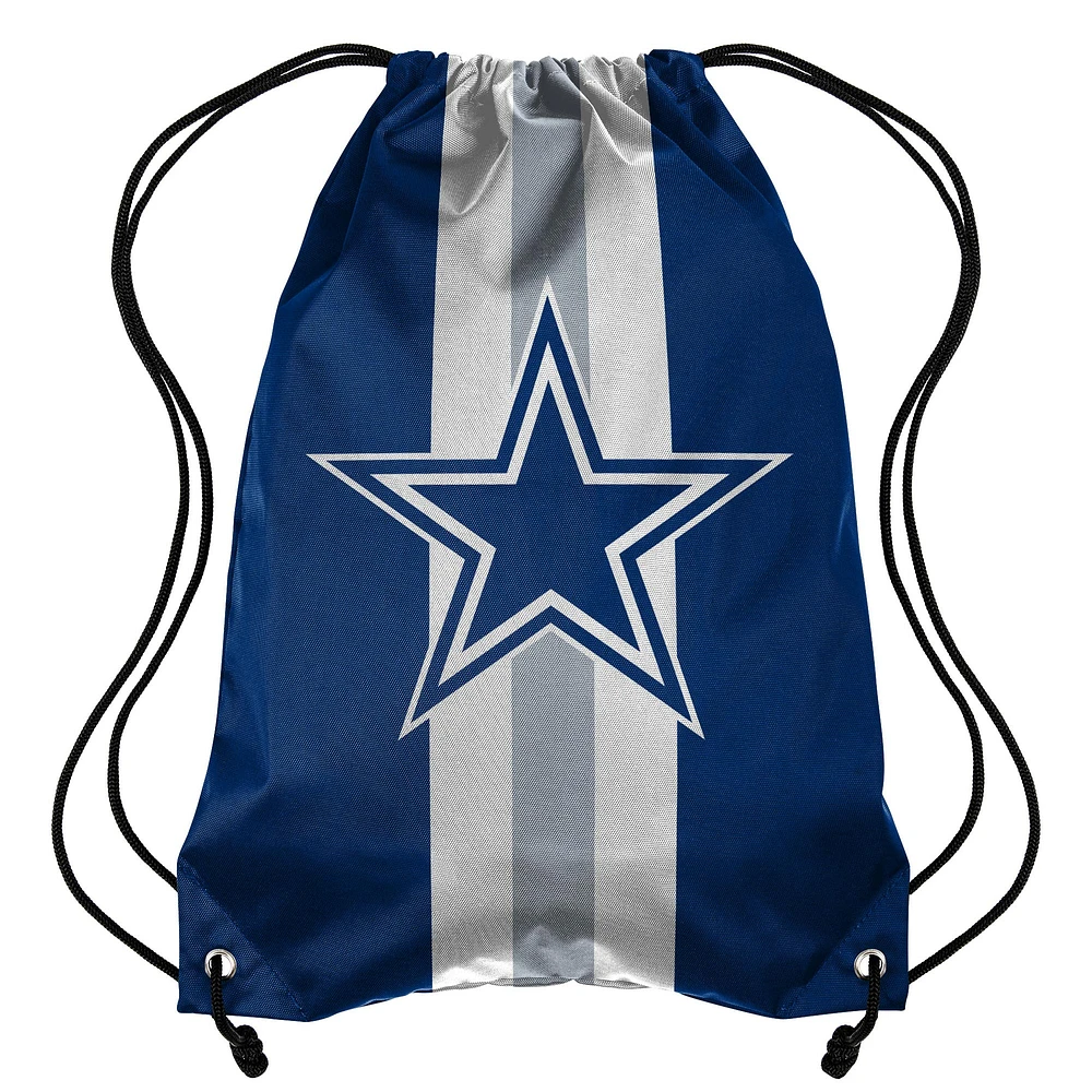 FOCO Dallas Cowboys Team Stripe - Drawstring Backpack