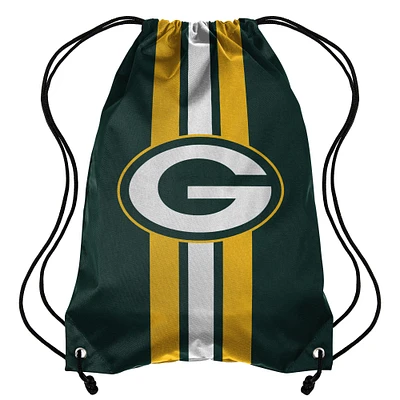 FOCO Green Bay Packers Team Stripe - Drawstring Backpack