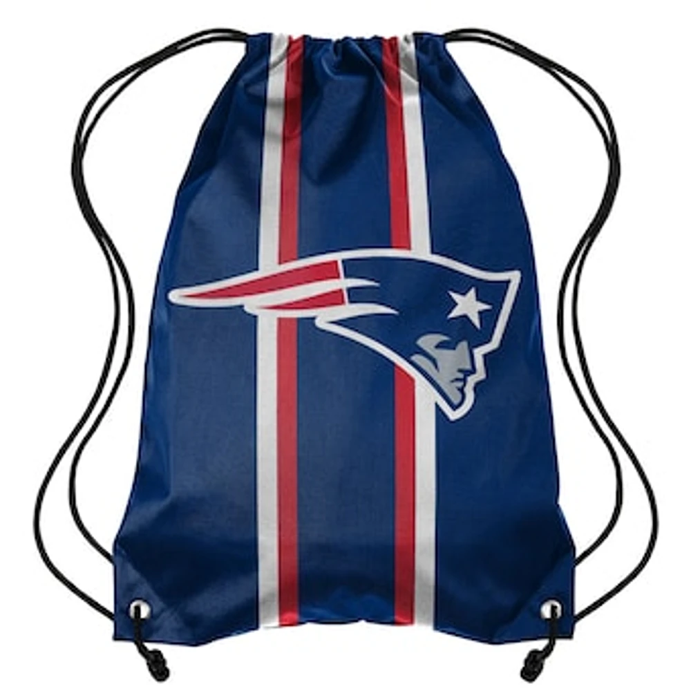 FOCO New England Patriots Team Stripe - Drawstring Backpack