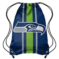 FOCO Seattle Seahawks Team Stripe - Drawstring Backpack