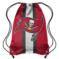 FOCO Tampa Bay Buccaneers Team Stripe - Drawstring Backpack