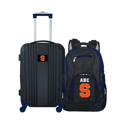 MOJO Syracuse Orange Personalized Premium 2-Piece Backpack & Carry-On Set