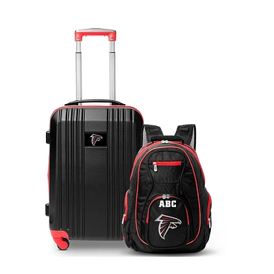 MOJO Atlanta Falcons Personalized Premium 2-Piece Backpack & Carry-On Set