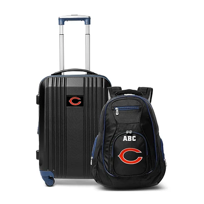 MOJO Chicago Bears Personalized Premium 2-Piece Backpack & Carry-On Set