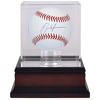Carlos Martinez St. Louis Cardinals Autographed Baseball & Mahogany Baseball Display Case
