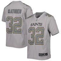 Youth Nike Tyrann Mathieu Gray New Orleans Saints Atmosphere Game Jersey