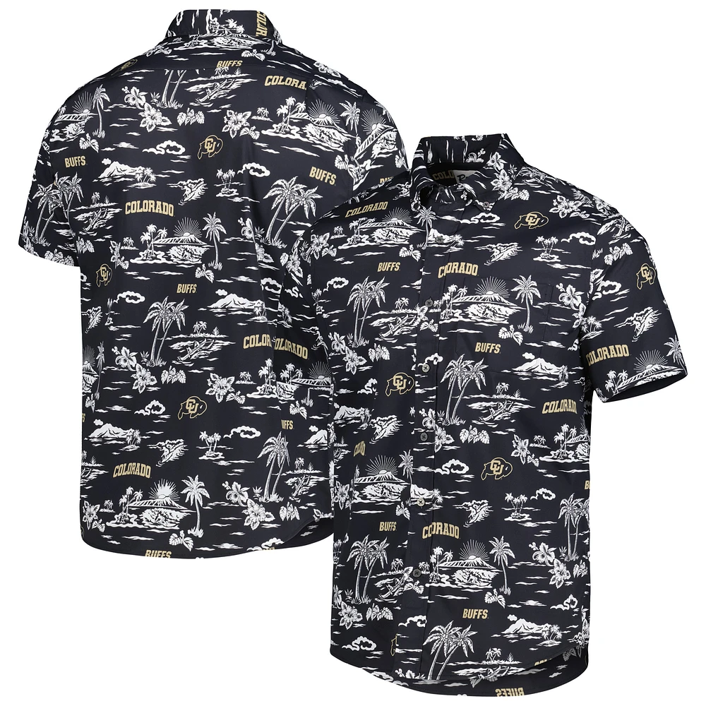 Men's Reyn Spooner Black Colorado Buffaloes Classic Button-Down Shirt