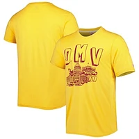 Men's Homage Gold Washington Commanders Hyper Local Tri-Blend T-Shirt