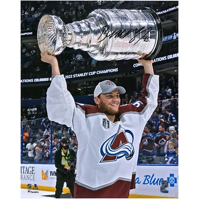 Andre Burakovsky Colorado Avalanche Autographed 2022 Stanley Cup Champions 16" x 20" Raising Cup Photograph
