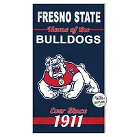 Fresno State Bulldogs 11'' x 20'' Home Of The Sign