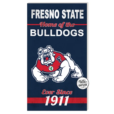 Fresno State Bulldogs 11'' x 20'' Home Of The Sign