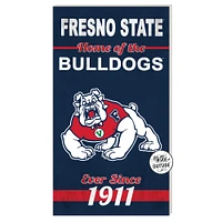 Fresno State Bulldogs 11'' x 20'' Home Of The Sign