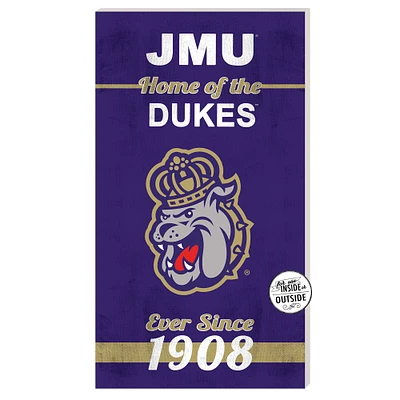 James Madison Dukes 11'' x 20'' Home Of The Sign