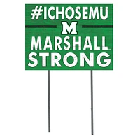Marshall Thundering Herd 18'' x 24'' I Chose Lawn Sign