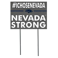 Nevada Wolf Pack 18'' x 24'' I Chose Lawn Sign