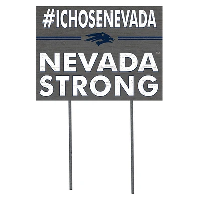 Nevada Wolf Pack 18'' x 24'' I Chose Lawn Sign