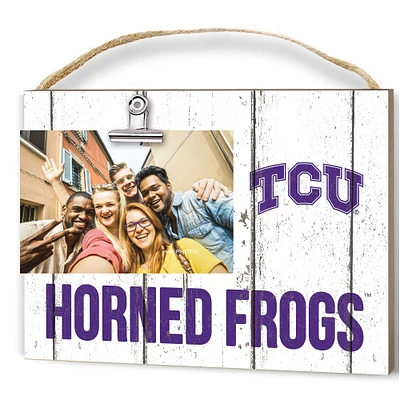 TCU Horned Frogs 8'' x 10'' Weathered Clip It Frame