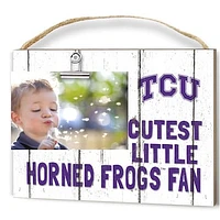 TCU Horned Frogs 8'' x 10'' Cutest Little Weathered Logo Clip Photo Frame