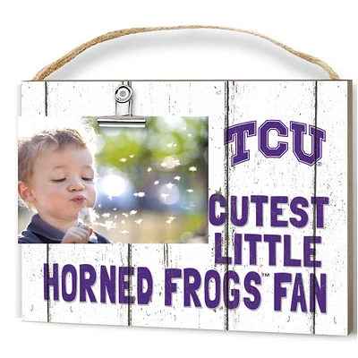 TCU Horned Frogs 8'' x 10'' Cutest Little Weathered Logo Clip Photo Frame