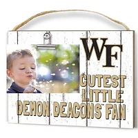 Wake Forest Demon Deacons 8'' x 10'' Cutest Little Weathered Logo Clip Photo Frame
