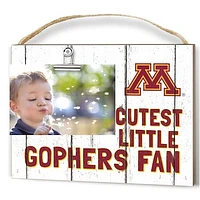 Minnesota Golden Gophers 8'' x 10'' Cutest Little Weathered Logo Clip Photo Frame