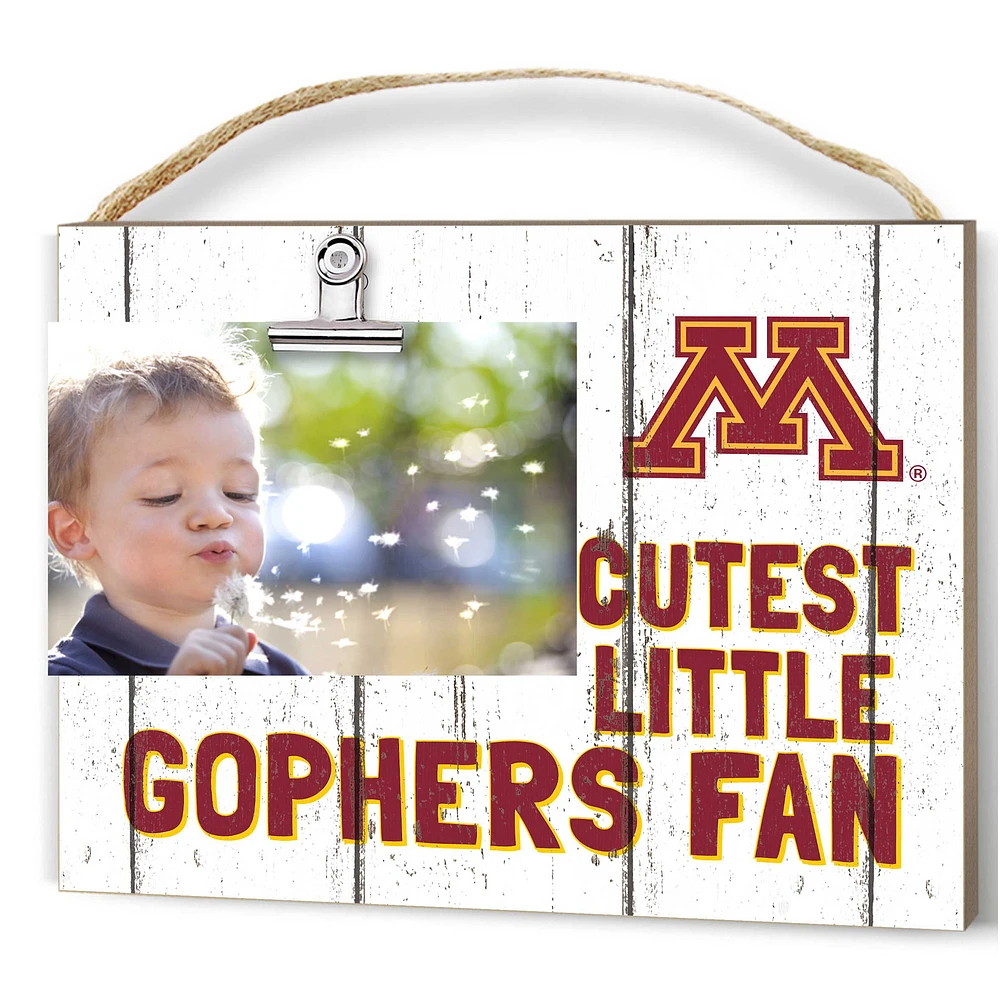 Minnesota Golden Gophers 8'' x 10'' Cutest Little Weathered Logo Clip Photo Frame