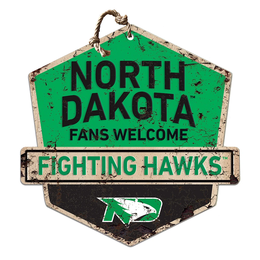North Dakota Fans Welcome Sign