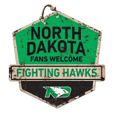 North Dakota Fans Welcome Sign