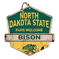 NDSU Bison Fans Welcome Sign
