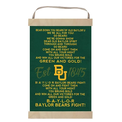 Baylor Bears 12'' x 20'' Fight Song Banner Sign