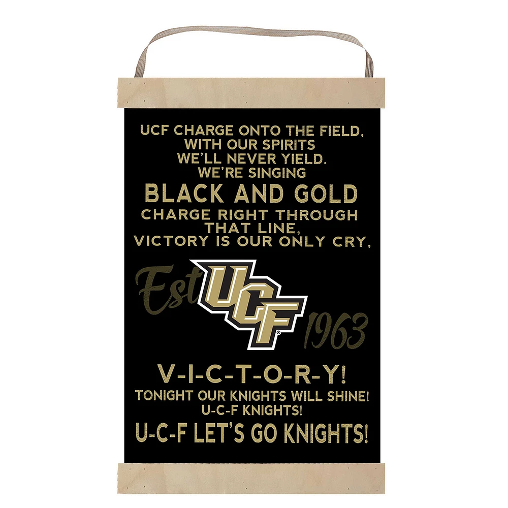 UCF Knights 12'' x 20'' Fight Song Banner Sign