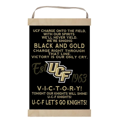 UCF Knights 12'' x 20'' Fight Song Banner Sign