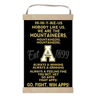 Appalachian State Mountaineers 12'' x 20'' Fight Song Banner Sign