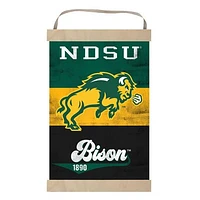 NDSU Bison Retro Logo Banner Sign