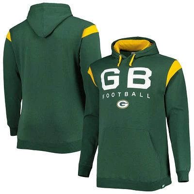 Men's Fanatics Green Bay Packers Big & Tall Call the Shots Pullover Hoodie