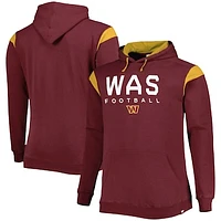 Men's Fanatics Burgundy Washington Commanders Big & Tall Call the Shots Pullover Hoodie