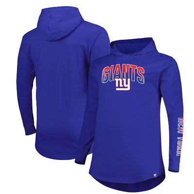 Men's Fanatics Royal New York Giants Big & Tall Front Runner Pullover Hoodie