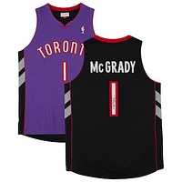 Tracy McGrady Purple Toronto Raptors Autographed 1999-00 Mitchell & Ness Hardwood Classics Authentic Jersey